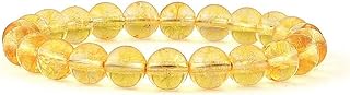 Young & Forever Gift Natural Reiki Feng-Shui Healing Crystal Gem Stone Bracelet for Men and Women