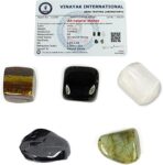 Reiki Crystal Products Natural Certified Protection Tumble Stone Kit 7 Chakra Crystals All Tumble Sets Energized by Experienced Reiki Healing Grand Master