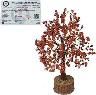Reiki Crystal Products Certified Red Jasper Stone Tree 500 Beads Crystal Tree Stone Tree Showpiece
