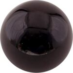 Healing Crystals India Natural Gemstone and Crystals Sphere, Crystal Decor Wicca Supplies Healing Stones, Healing Aura Stones and Crystals Polished Ball (50 MM - 60 MM, Black Obisidan)