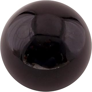 Healing Crystals India Natural Gemstone and Crystals Sphere, Crystal Decor Wicca Supplies Healing Stones, Healing Aura Stones and Crystals Polished Ball (50 MM - 60 MM, Black Obisidan)