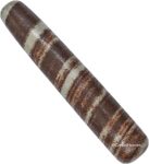 Shiva Lingam Narmada Stone Crystal Wand - Smooth Crystal Wand for Energy Healing, Chakra Balancing, Meditation and Home Decor - Crystals and Healing Stones for Gift