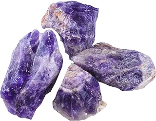 eshoppee 150-200 gm Amethyst Stone Rough Natural raw Crystal Rock for Healing Meditation Decoration and vastu Correction (Amethyst)