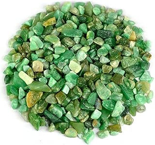 Reiki Crystal Products Natural Green Aventurine Crystal Stone Chips Dust Raw Rough Stone for Vastu Correction, Reiki Healing and Crystal Healing Stons Pack 0f 100 Gm