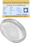 Crystal Heaven Certified Clear Quartz Thumb Worry Pebbles Stones For Anxiety Stress Relief Massage Aaa Grade Original Healing Gemstone Agate Rubbing Stone For Yoga Meditation Spiritual Reiki Feng Shui