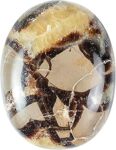 Hindcraft 50mm Septarian Large Oval Palm Stone 900+ Carats Pocket Massage Worry Stones for Natural Body Chakra Balancing Reiki Healing Stones and Crystal Grid Healing Massage Spa Energy Crystals