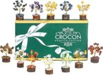 Crocon 12 Pcs Crystal Tree of Life Set, Mini 7 Chakra Healing Crystals Trees, Positive Energy Tree for Home and Office Desk Décor, Handcrafted Natural Stones Tree, Good Luck Gifts for Women