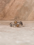 Natural Citrine Forest Enchantments 925 Sterling Silver Ring