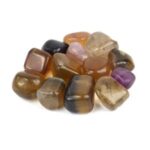 Multi Fluorite Tumble Stone