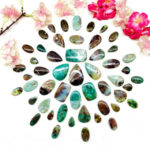 Blue-Green Chalcedony Cabochon (Emotional Calmness & Communication)