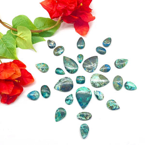 Azurite Turquoise Cabochon (Channeling & Confidence)