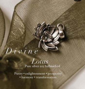 Lotus Plain 925 Sterling Silver Pendant