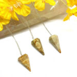 Picture Jasper Cone Shaped Pendulum
