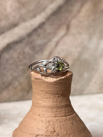 Peridot Forest 925 Sterling Silver Ring
