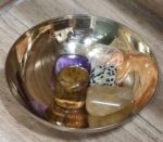 Crystal for Bathroom, Toilet, Restroom for Vastu Remedies & Defect at Home or Office [Bronze Bowl]