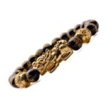 Black Obsidian Pixiu Bracelet – Wealth, Clarity & Protection