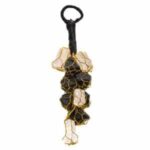 Black Tourmaline / Selenite Stone Crystal Door Hanging for Protection from Negative Energy at Home & Office