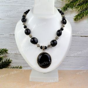 Black Tourmaline Necklace for Women
