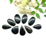 Purple-Black Iolite Cabochon