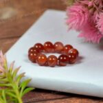 Carnelian Stone Beads Ring