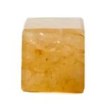 Personal Citrine Pocket Square Stone for financial luck and career,A money stone