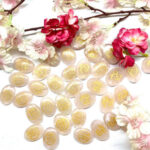 Grabovoi Numbers & Zibu Symbol on Rose Quartz (Attract Love)