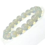 Opalite 10 mm Round Bead Bracelet