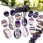 Purple Banded Fluorite Cabochon (Clear Mental Fog)