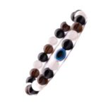 Strong Triple Protection Bracelet with Evil Eye