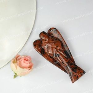 Mahogany Obsidian Crystal Angel 7.6 cm (3 inch)